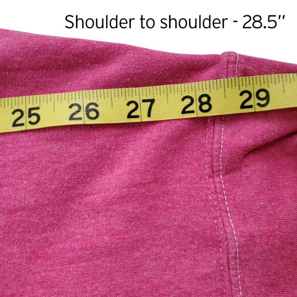 NIRVANA Bright Pink Sweatshirt Heavyweight Drop Shoulder Oversized Size L/XL - Picture 15 of 16